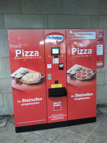 Journal Frankfurt Nachrichten - Pizza und mehr rund um die Uhr - Pizza- Automat in Rödelheim